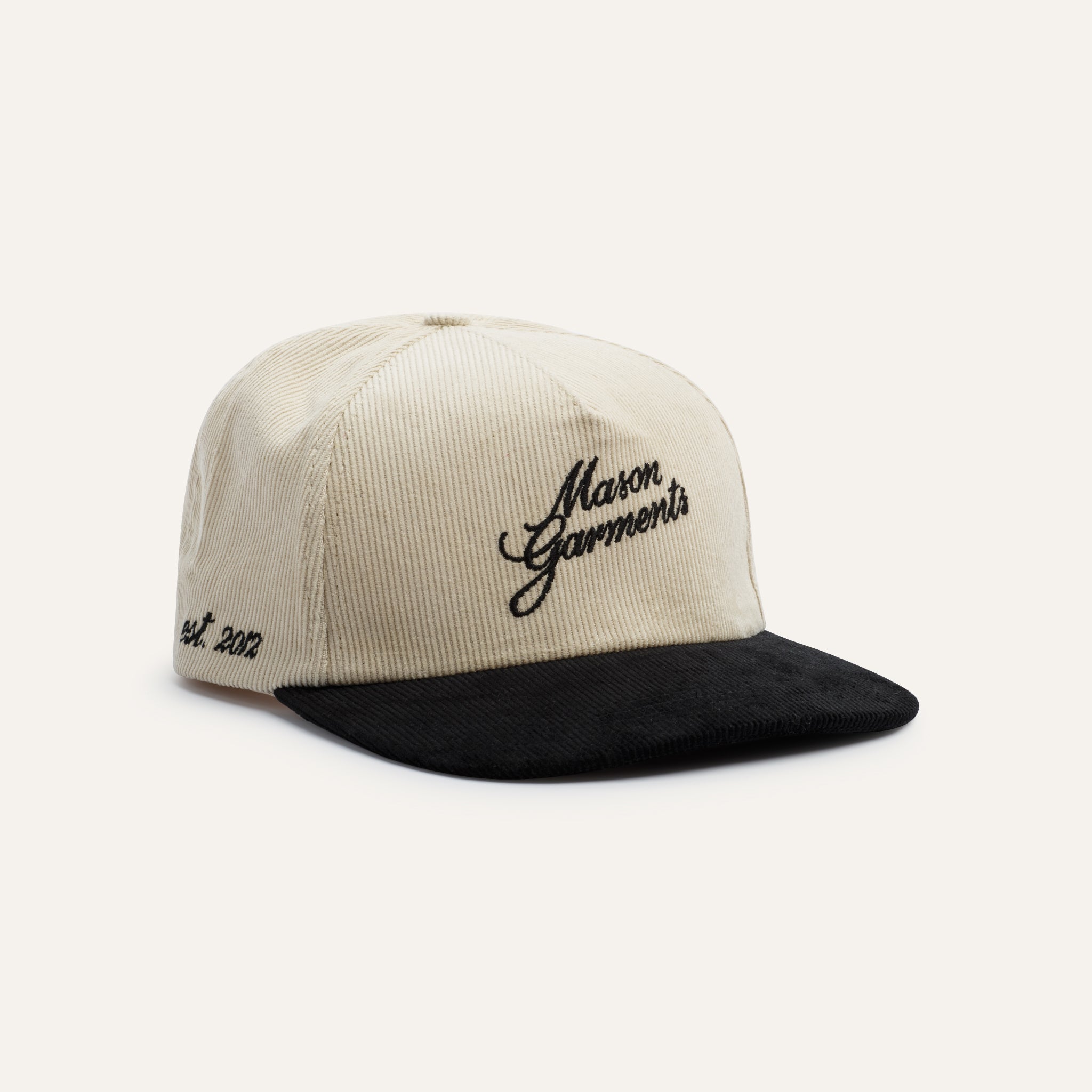 Cap Bicolore Black - Mason Garments