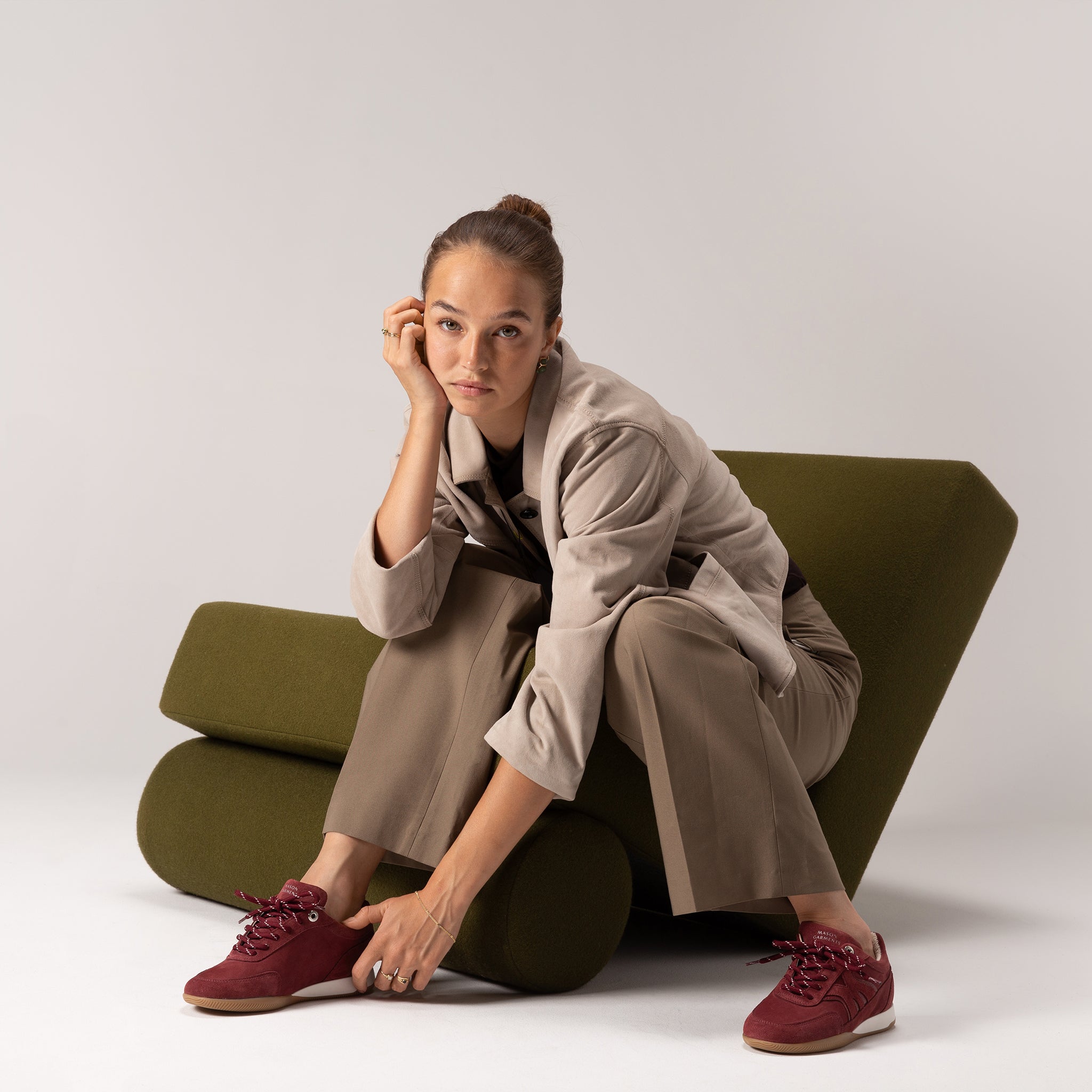 Maranello Suede Bordo - Mason Garments
