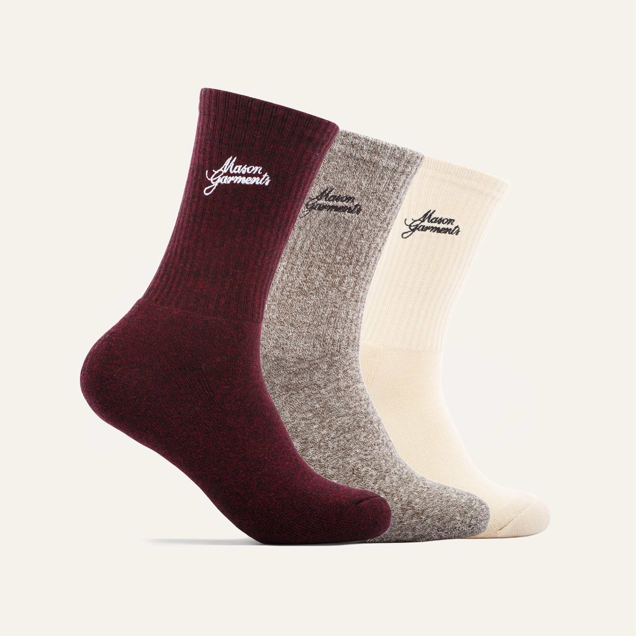 Sport Socks Melange 3 - Pack - Mason Garments