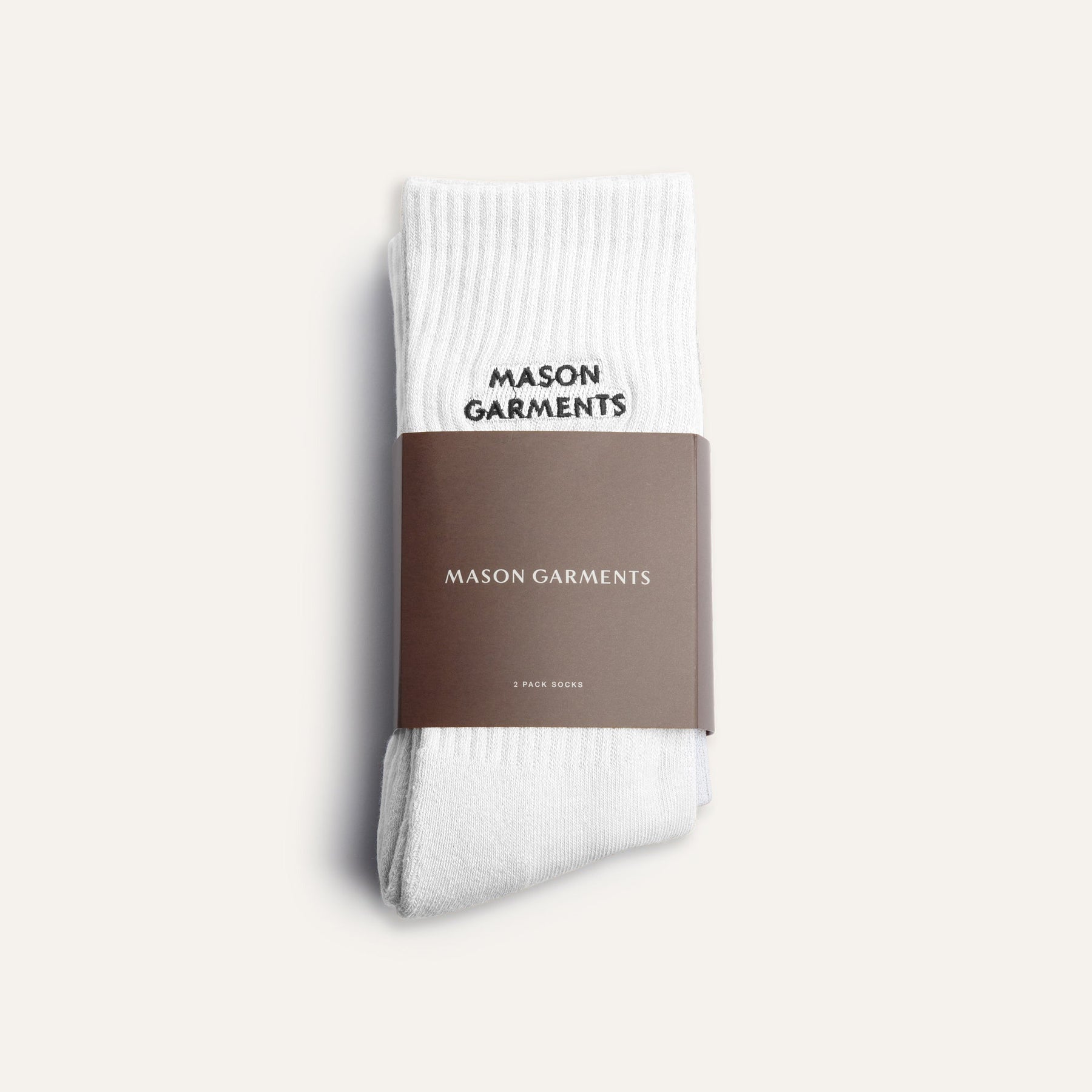 Sport Socks White 2 - Pack - Mason Garments
