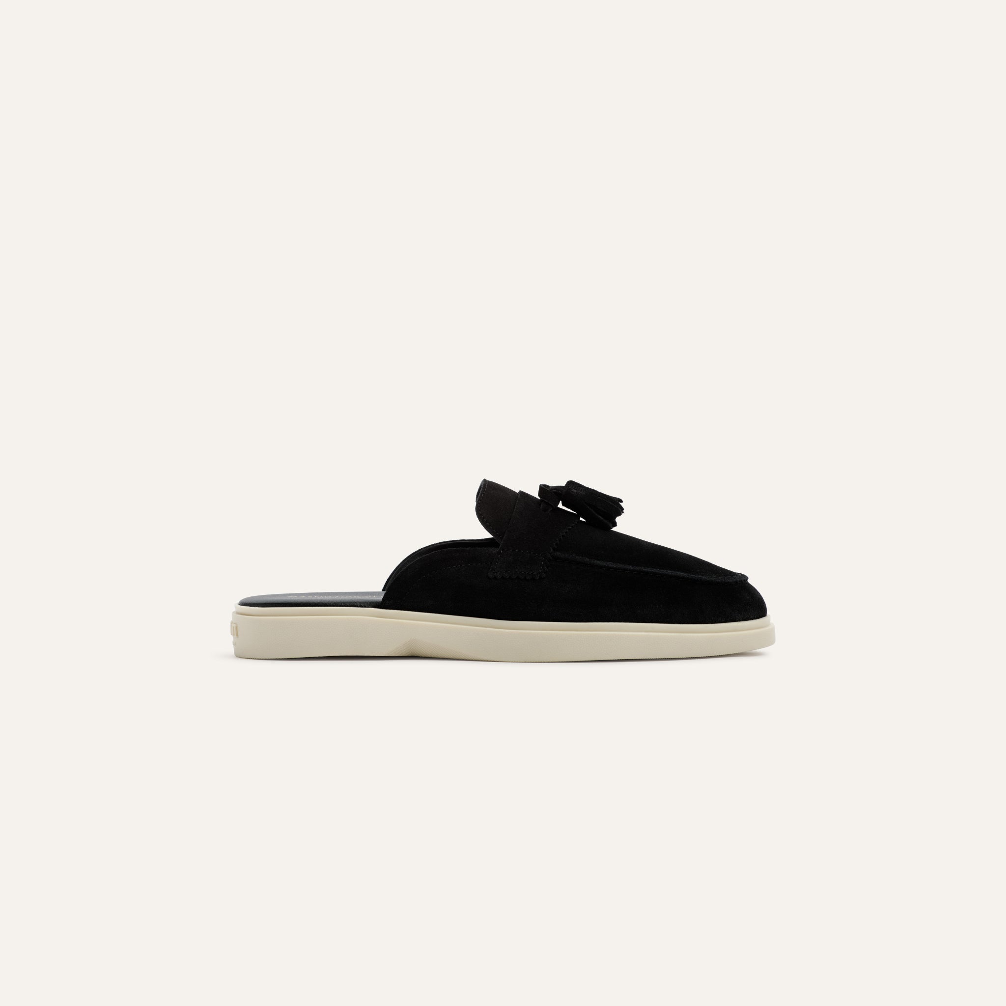 Amalfi Mule Tassle Black - Mason Garments