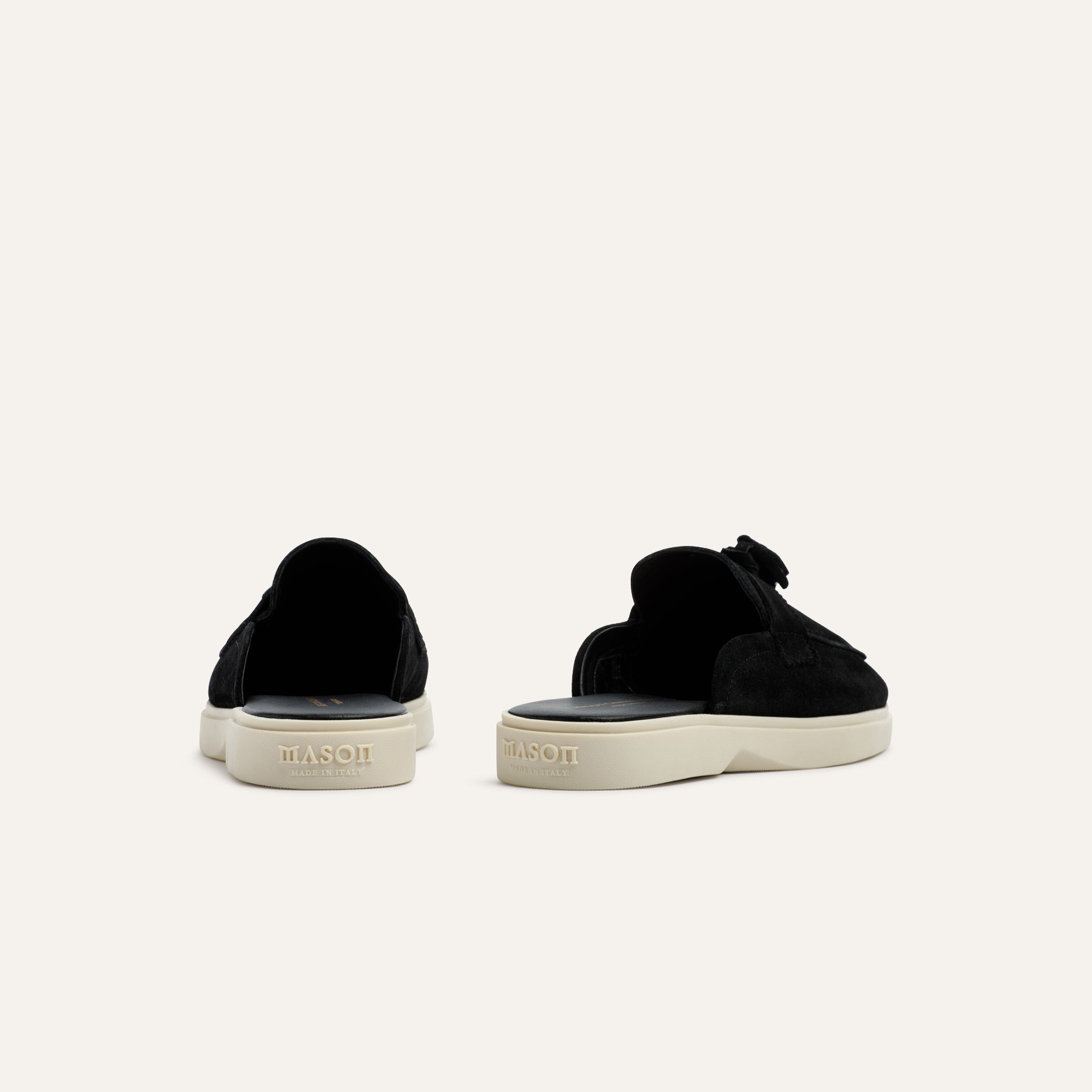 Amalfi Mule Tassle Black - Mason Garments