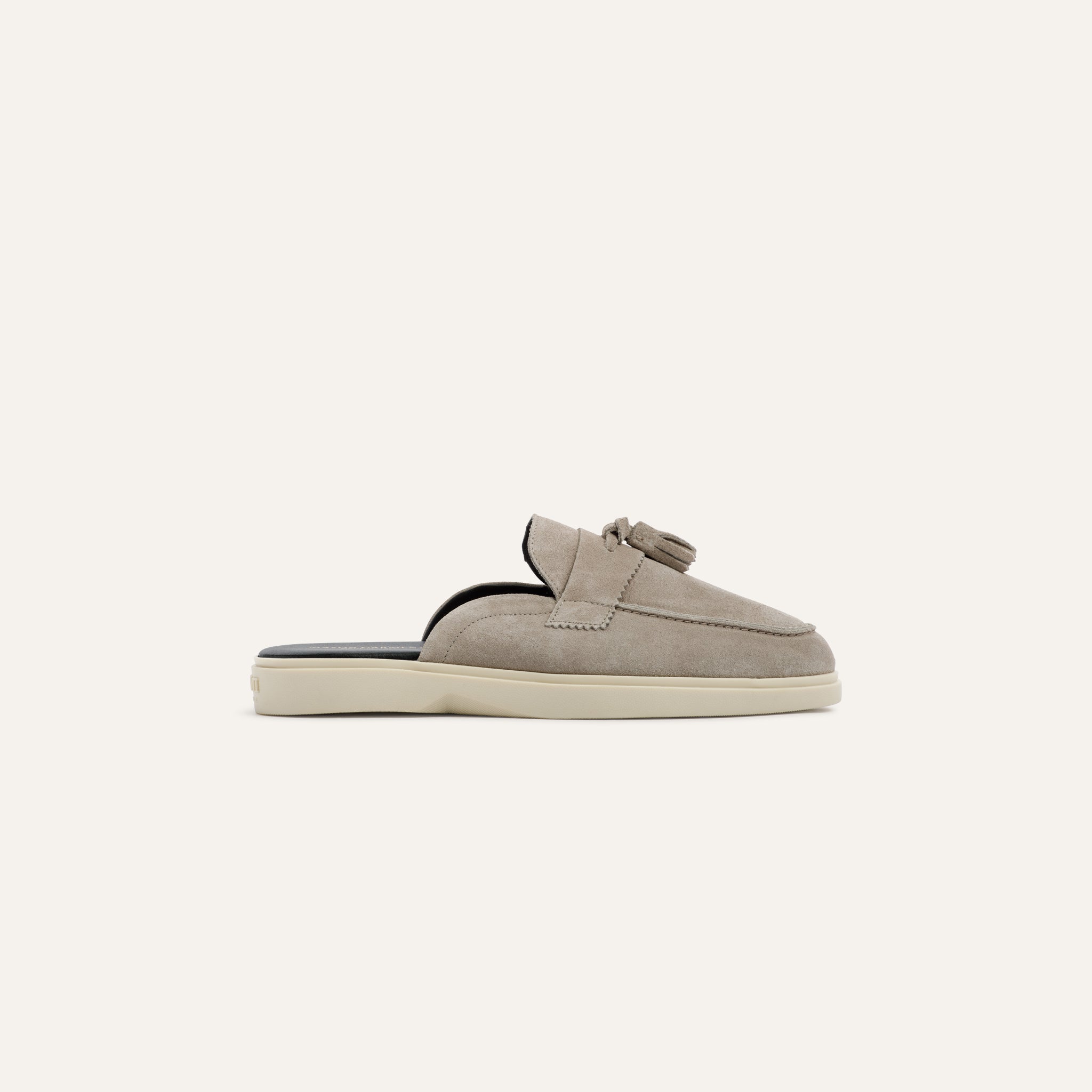 Amalfi Mule Tassle Taupe - Mason Garments