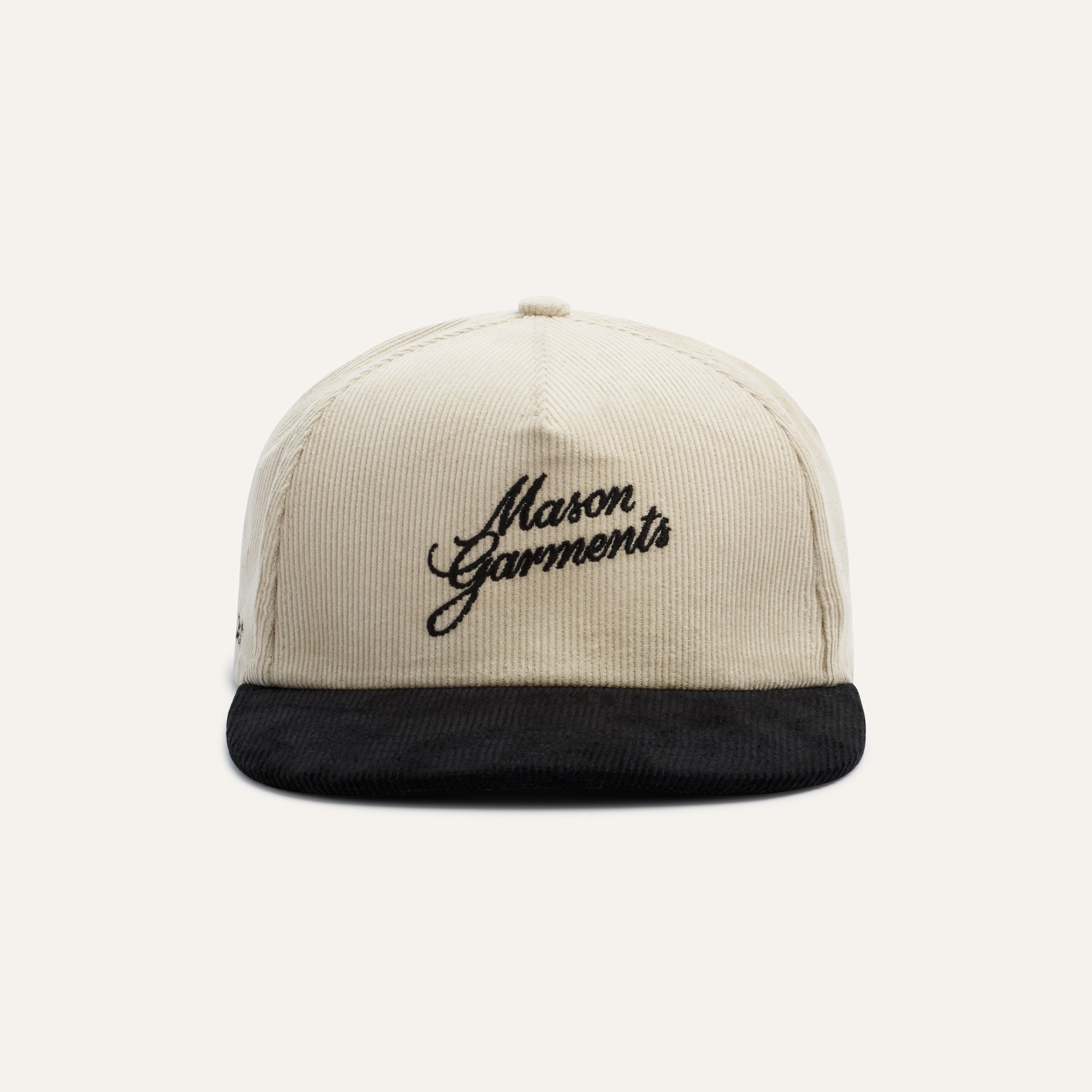 Cap Bicolore Black - Mason Garments
