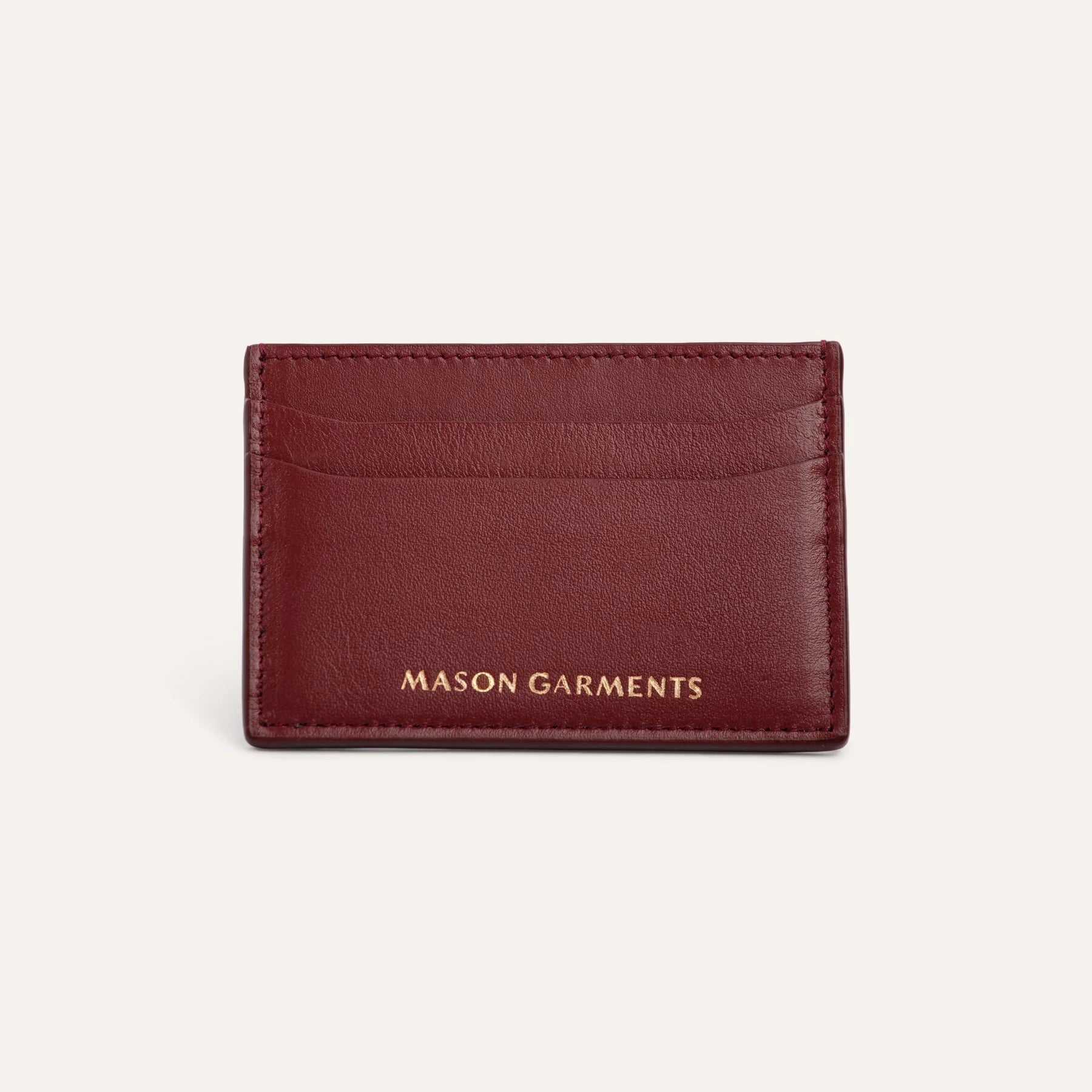 Card Holder Burgundy - Mason Garments