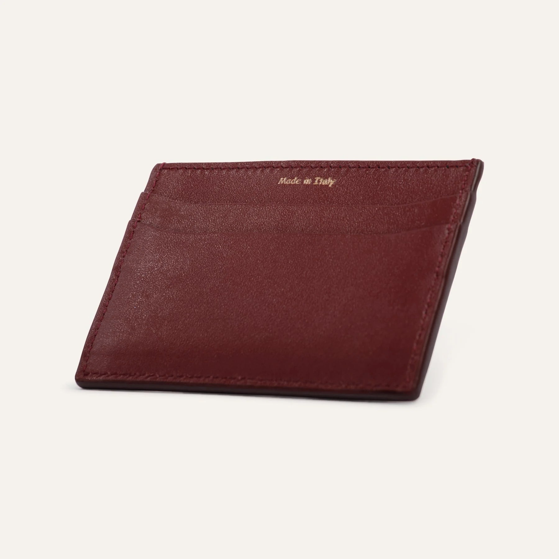Card Holder Burgundy - Mason Garments
