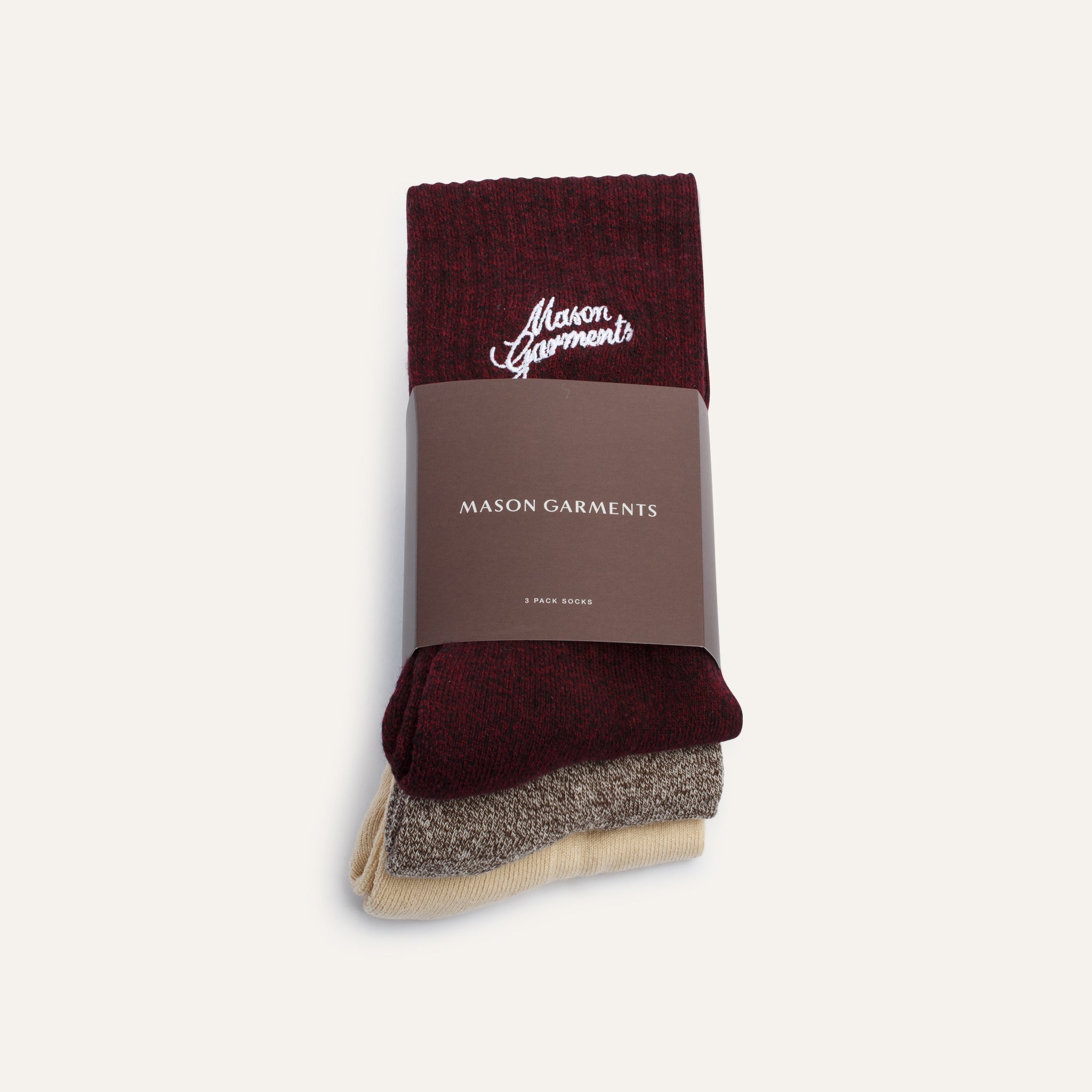 Melange Socks 3 - Pack - Mason Garments