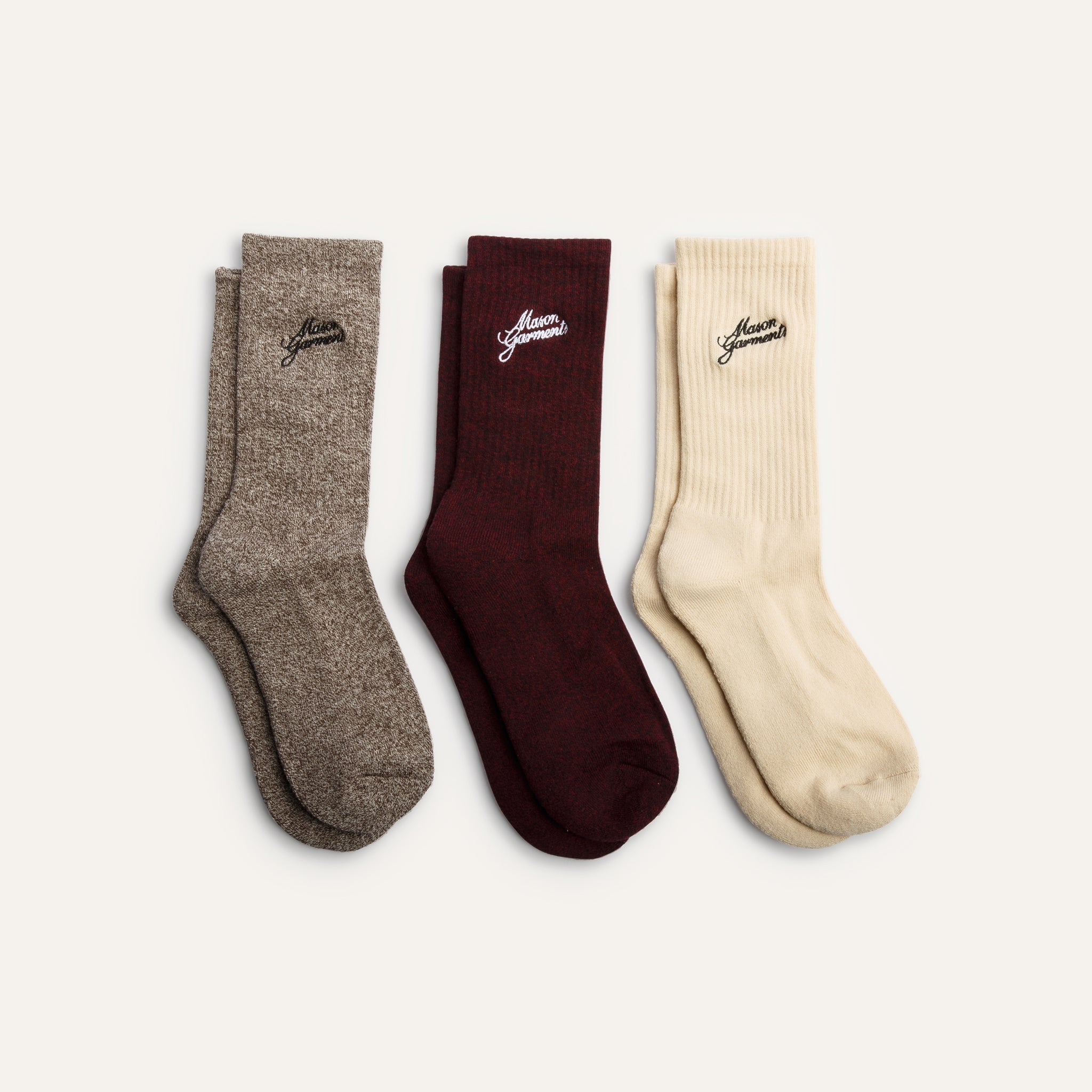 Melange Socks 3 - Pack - Mason Garments