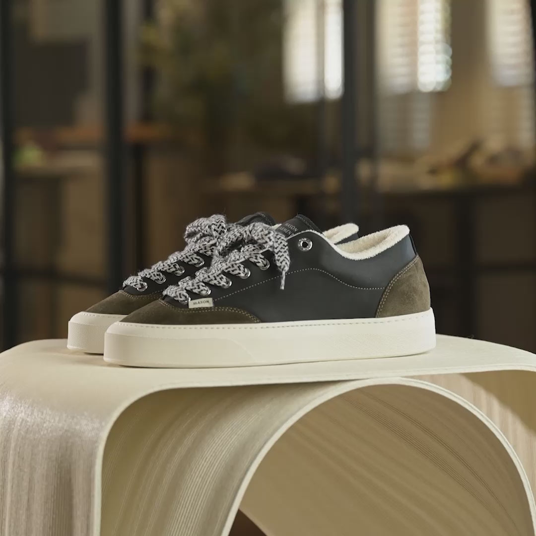 Nubuck Sneaker - Atlantis Green - Handmade in Italy - Mason Garments