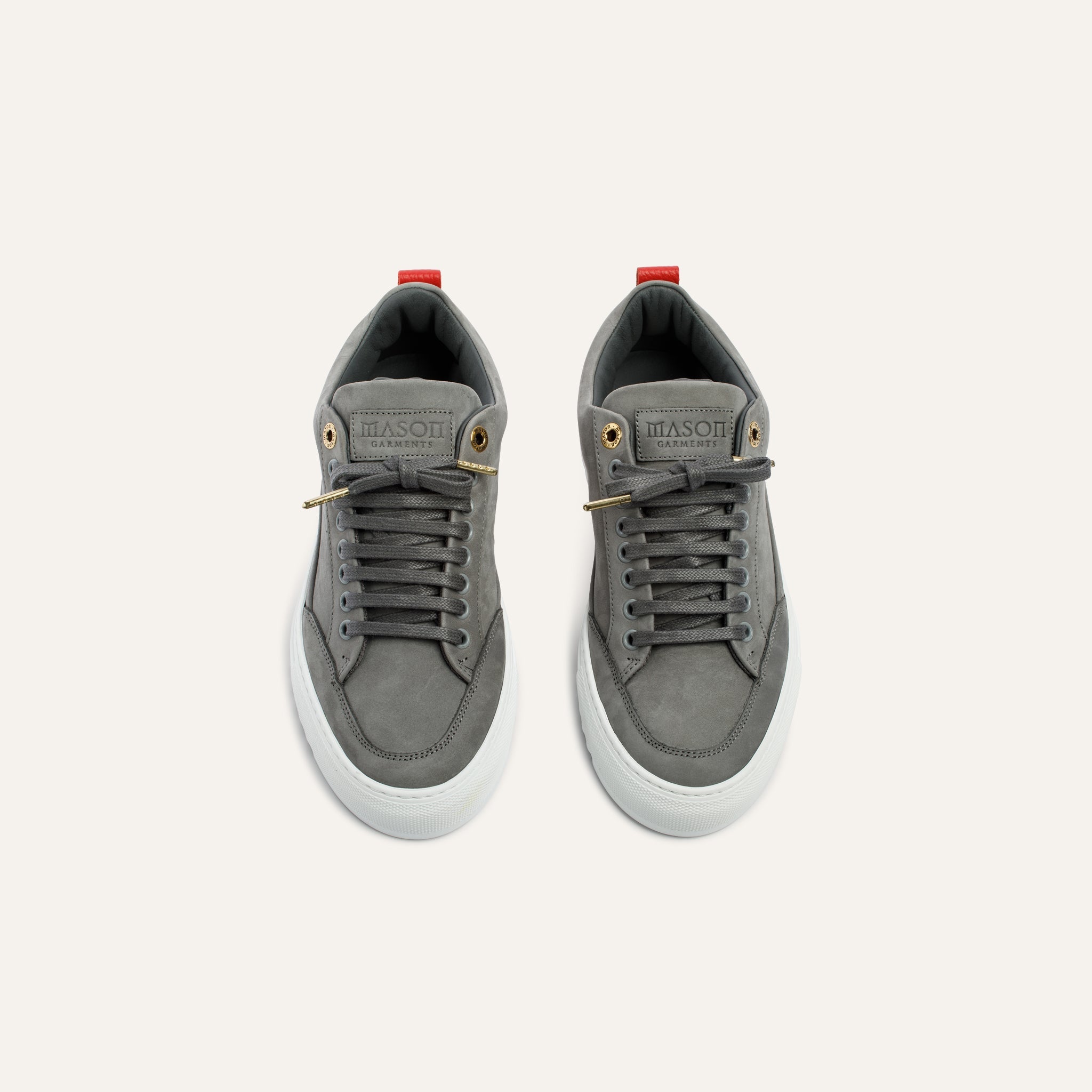 Tia Nubuck Grey Red - Mason Garments