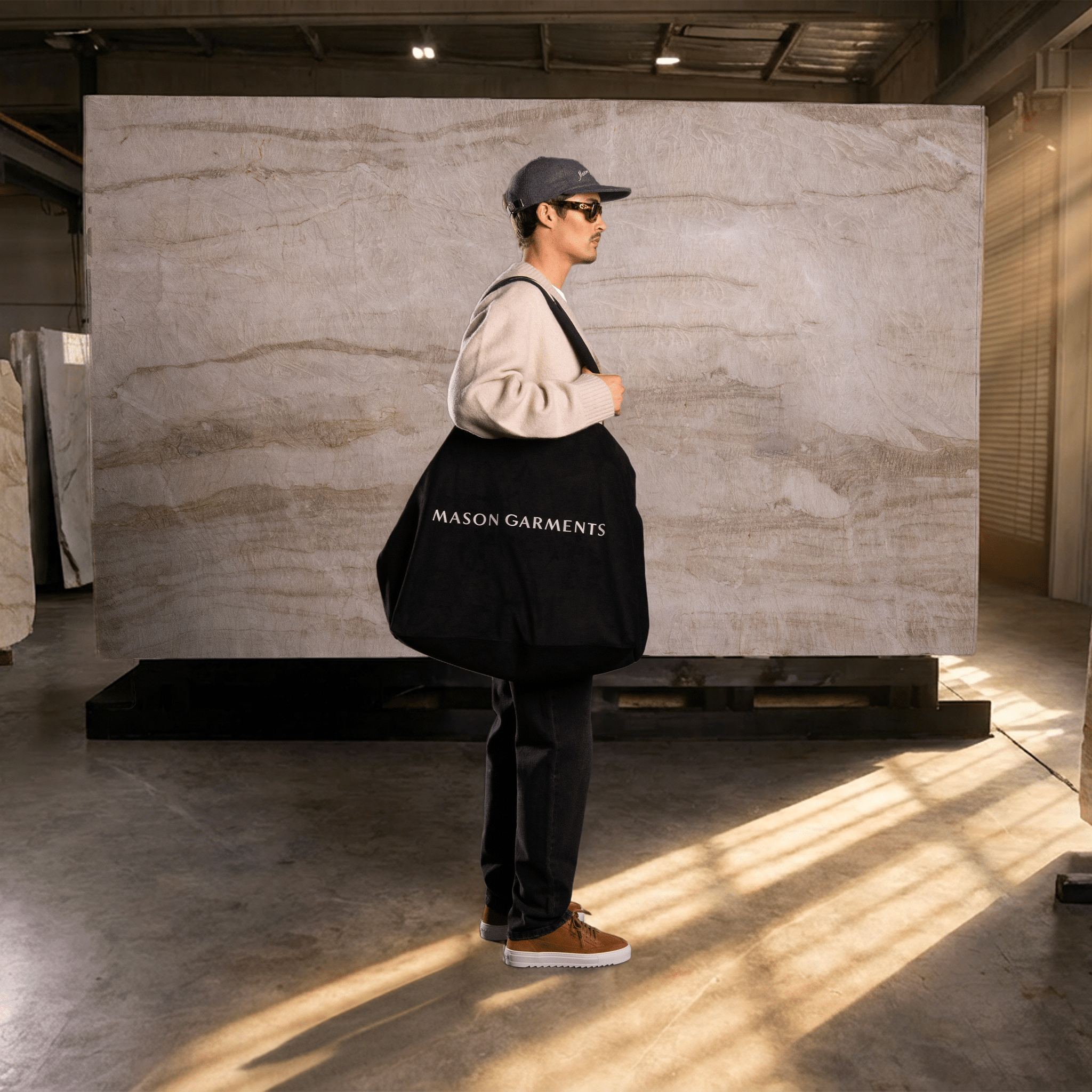 Tote Bag Jumbo Black - Mason Garments