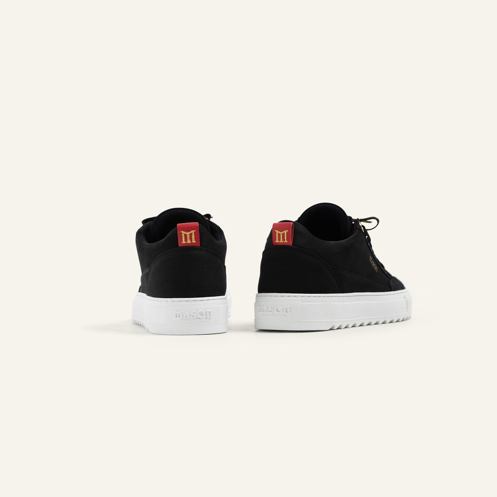 Tia Nubuck Black White - Mason Garments