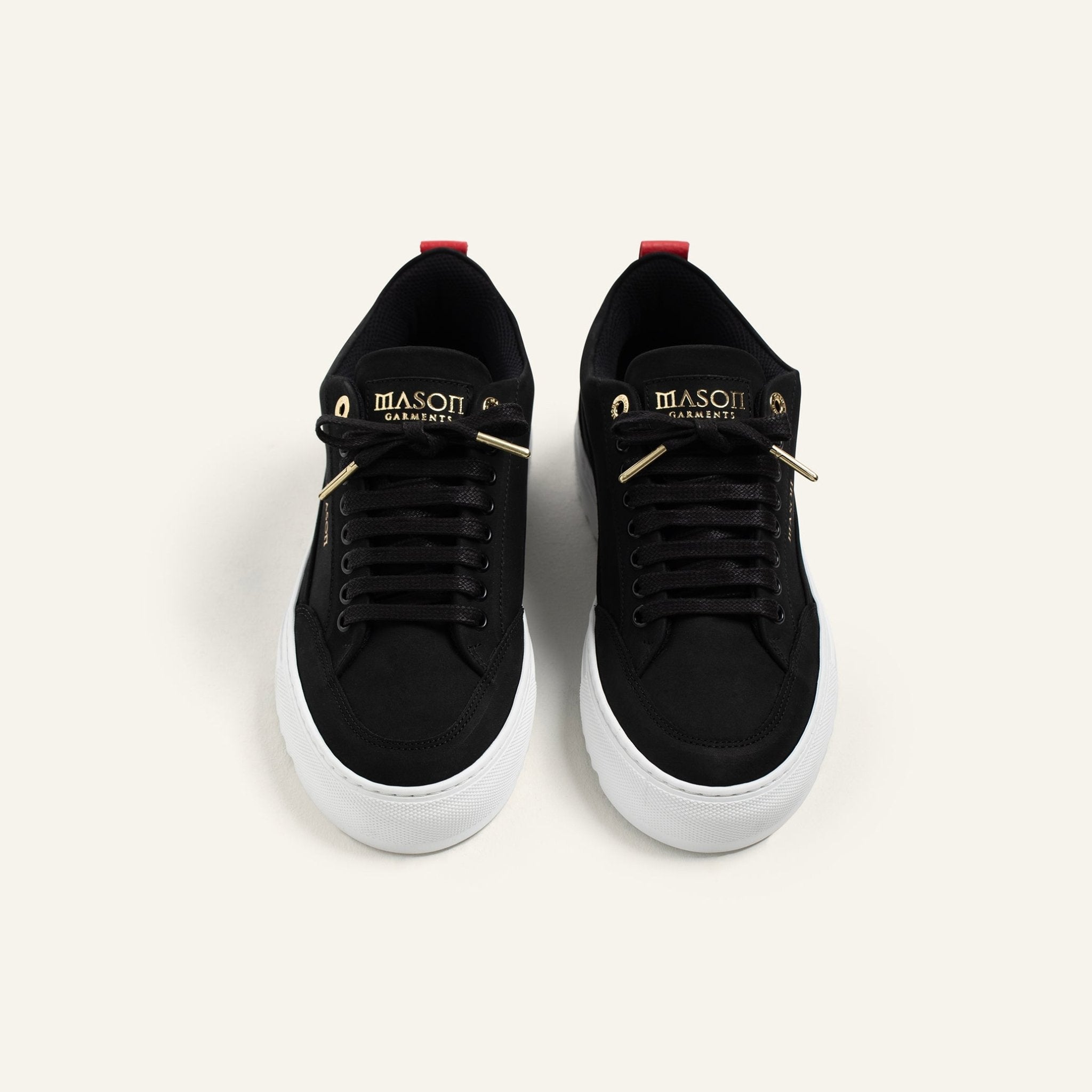 Tia Nubuck Black White - Mason Garments