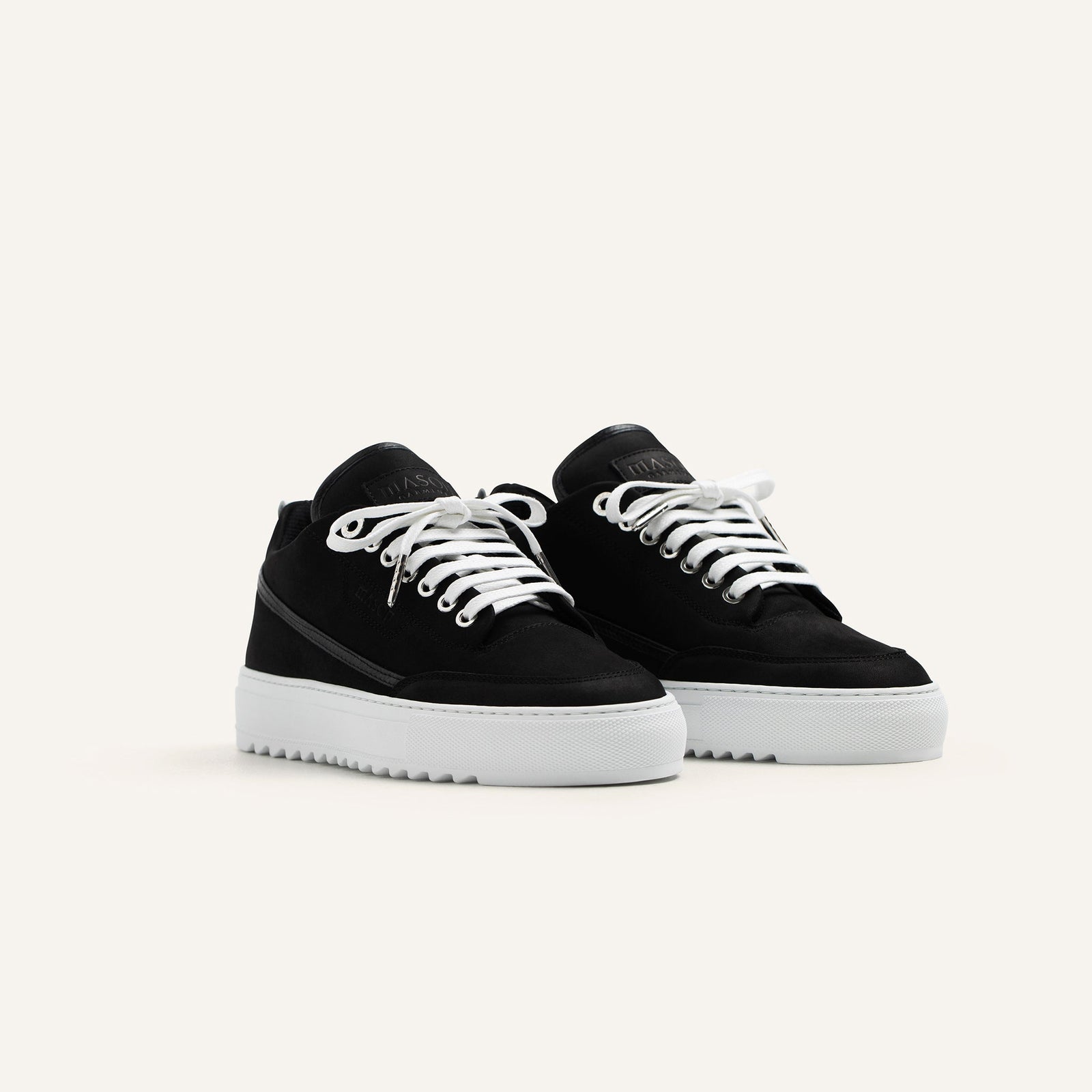 The Torino Black Leather Men Sneaker
